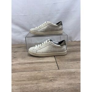 P448 Women's Size EU 36 US 5.5-6 Prisma Beige John Lace Up Low Top Suede Sneaker